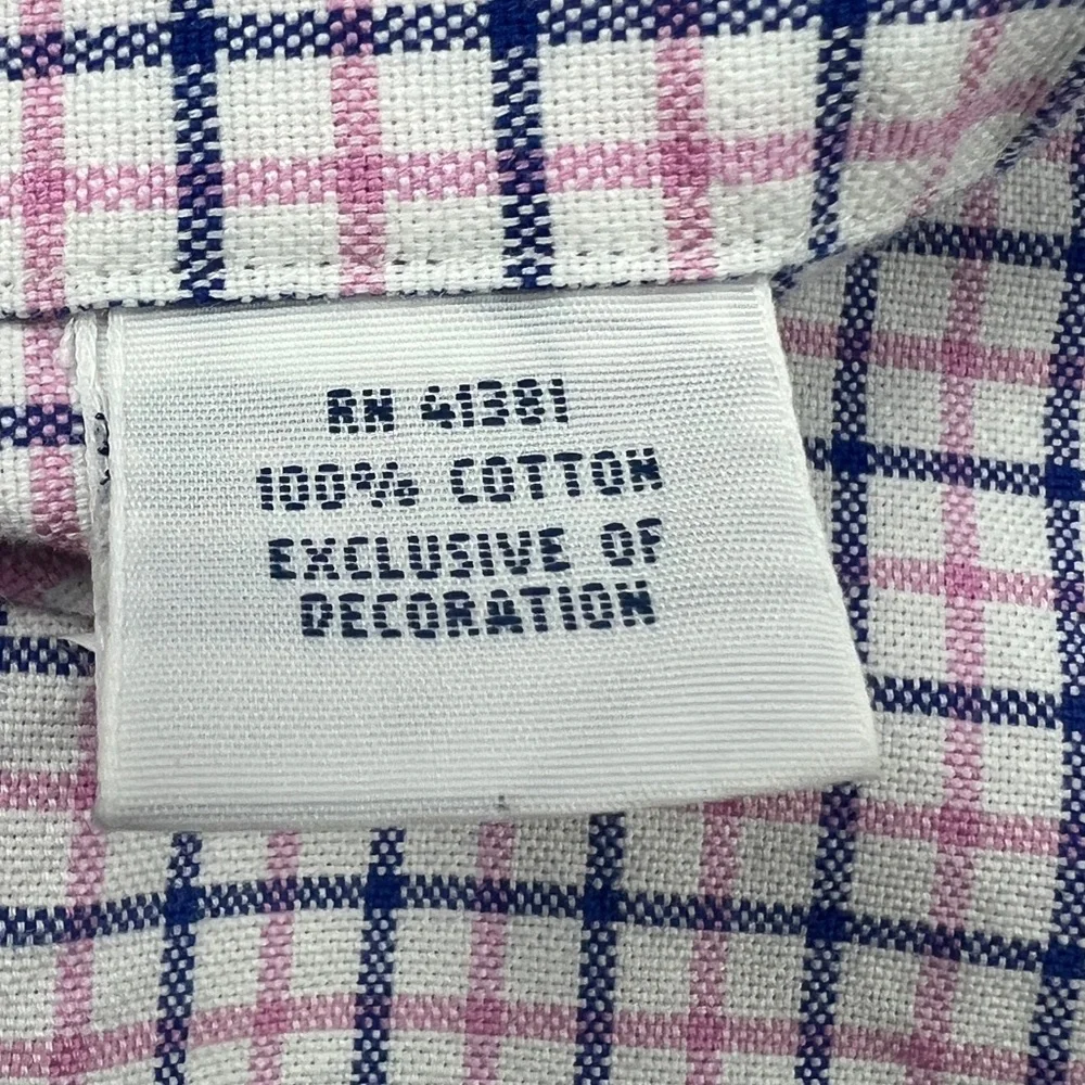 Ralph Lauren Button Down Shirt Mens XLT‎ Colorful Check Flannel Cotton Easter